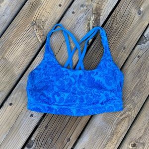 Lululemon blue sports bra